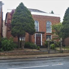 Kingdom Hall, With Classroom Wing, And Boundary Railings With Gates