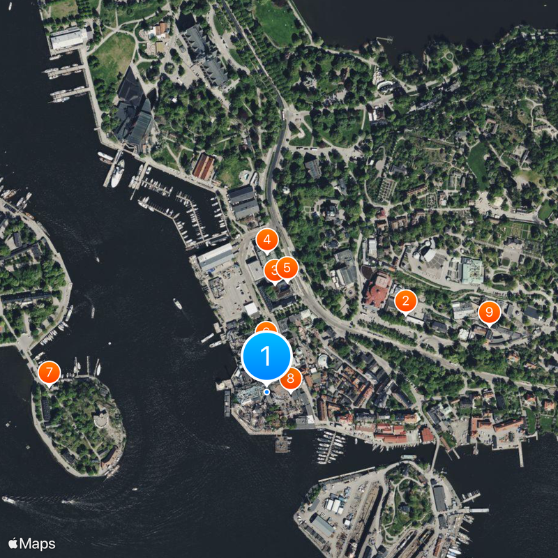 Gröna Lund Map