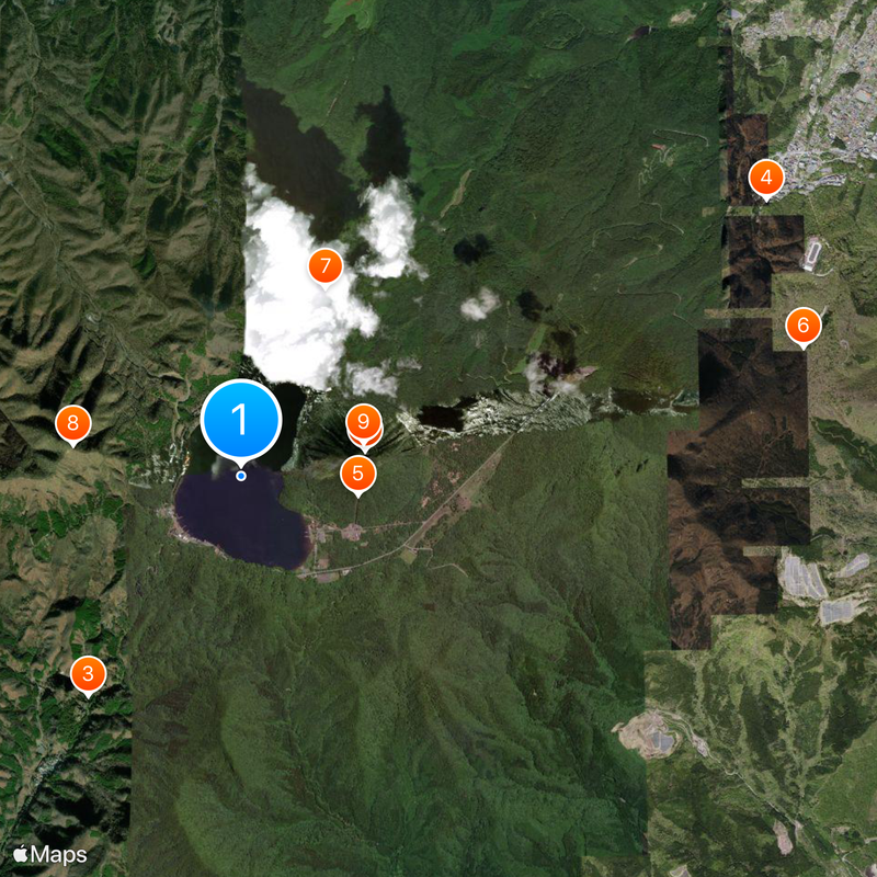 Lake Haruna Map