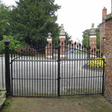 Gate Piers To Baysgarth And Garden Wall And Attached Lodges To North Of The House