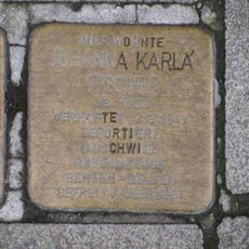 Stolperstein à la mémoire de Johanna ‚Karla‘ Fischer