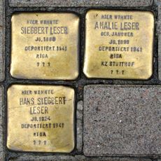 Stolperstein en memoria de Amalie Leser