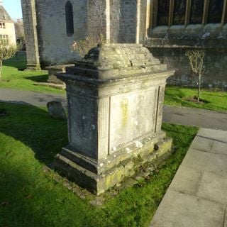 Willson monument in the churchyard approximately 4 metres west of nave to Church of St Mary
