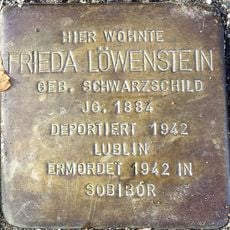 Stolperstein dedicated to Frieda Löwenstein geb. Schwarzschild