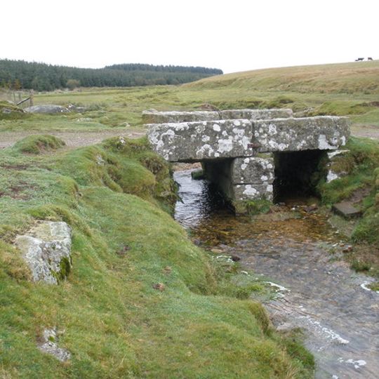 Foot bridge 900 metres to south east of Roughtor Farm