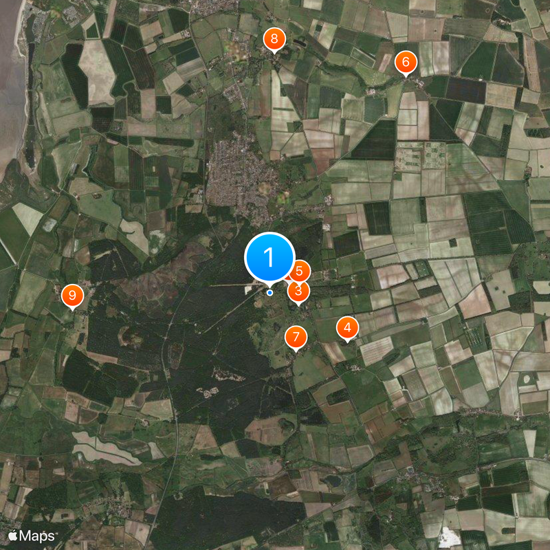 St Mary Magdalene Church, Sandringham Karte