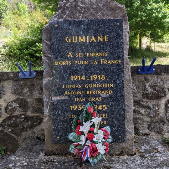 Monument aux morts de Gumiane
