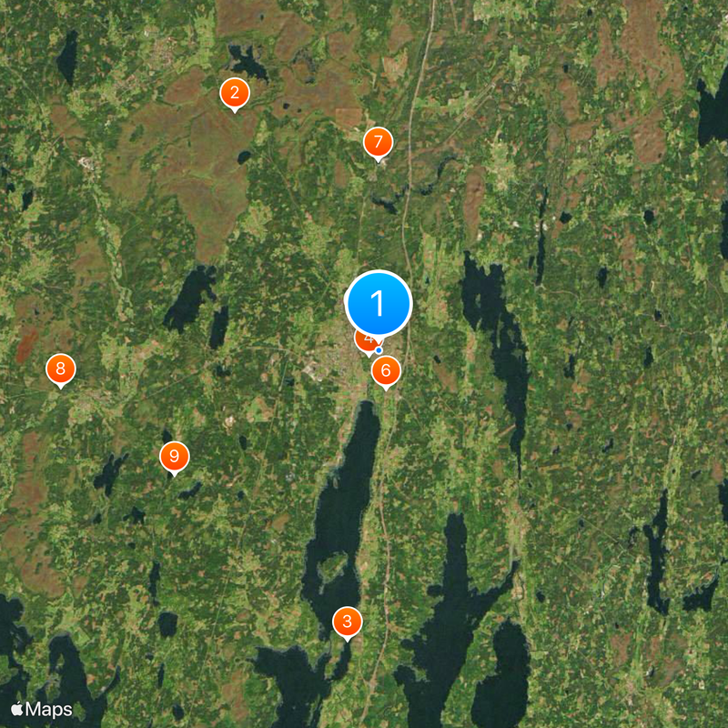 Värnamo Map