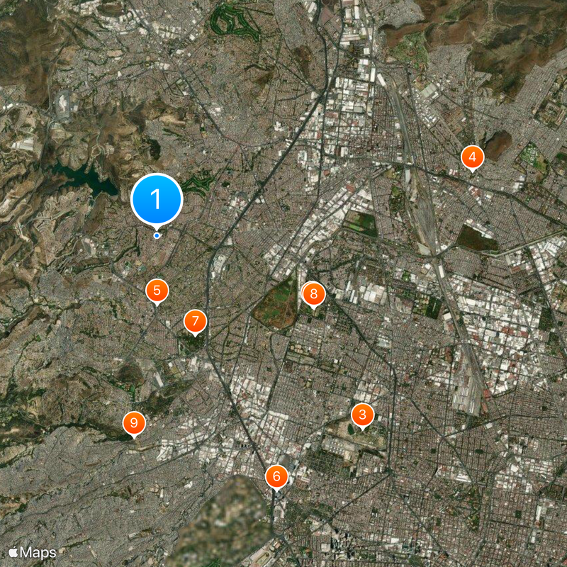 Ciudad Satélite Map