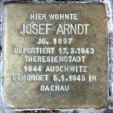 Stolperstein dedicated to Josef Arndt
