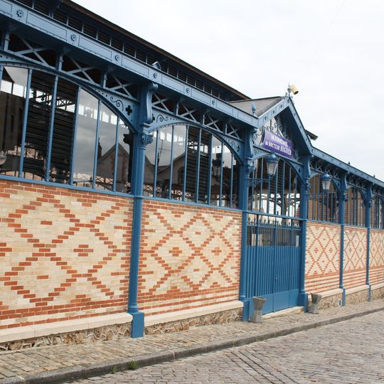 Market hall of Sézanne