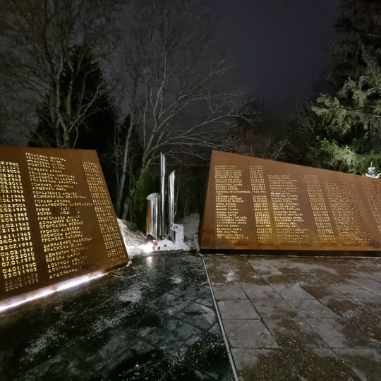 Memorial garden for the victims of Metrojet Flight 9268 air crash