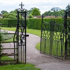Garden Gate At West Side Of Rose Garden On South Side Of Stables To Nostell Priory
