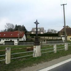 Kříž na mostě v Malém Boru