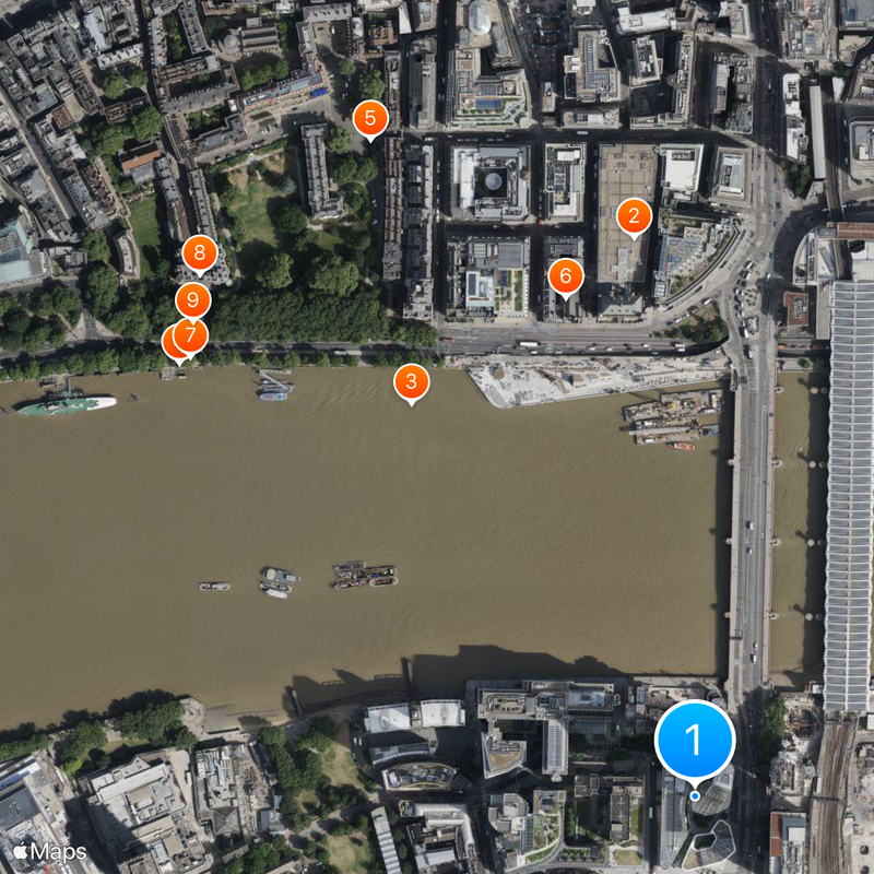 One Blackfriars Karte