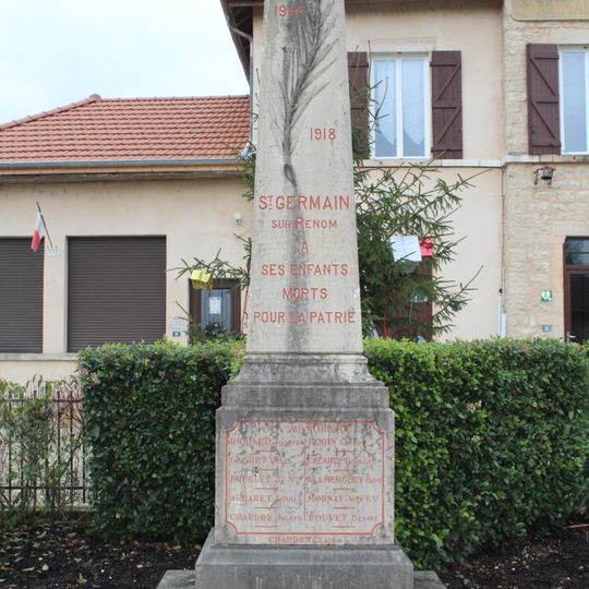 War memorial of Saint-Germain-sur-Renon