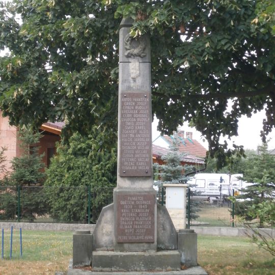World Wars Memorial in Obrubce