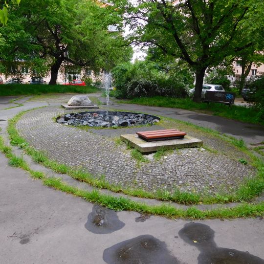 Fountain at Malinová street