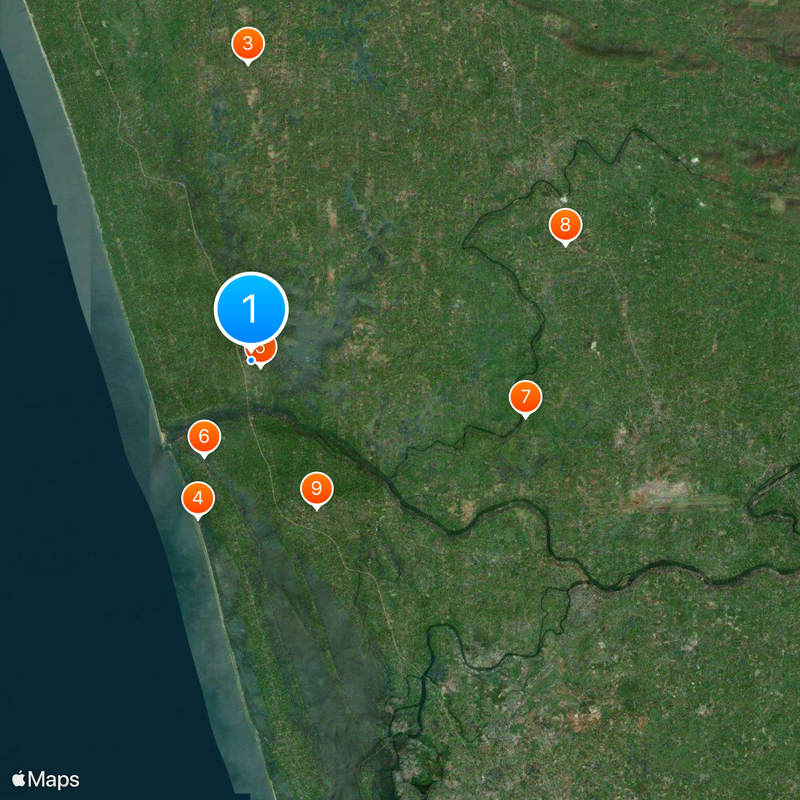 Cheraman Juma Masjid Mapa