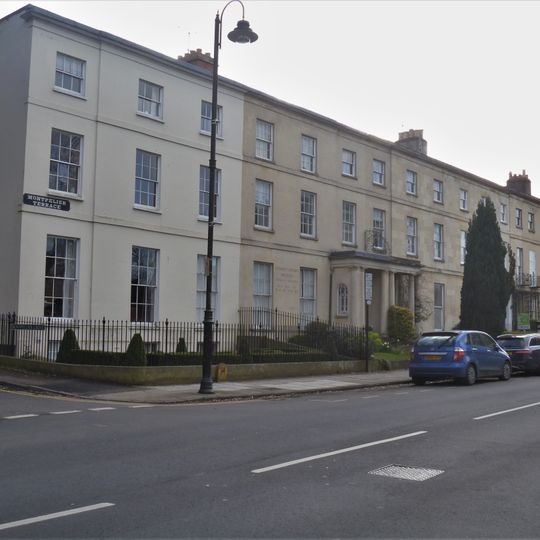 Numbers 87 And 93 And Attached Railings To Left Return To Number 93