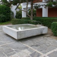 Courtyard fountain Bethlehem church