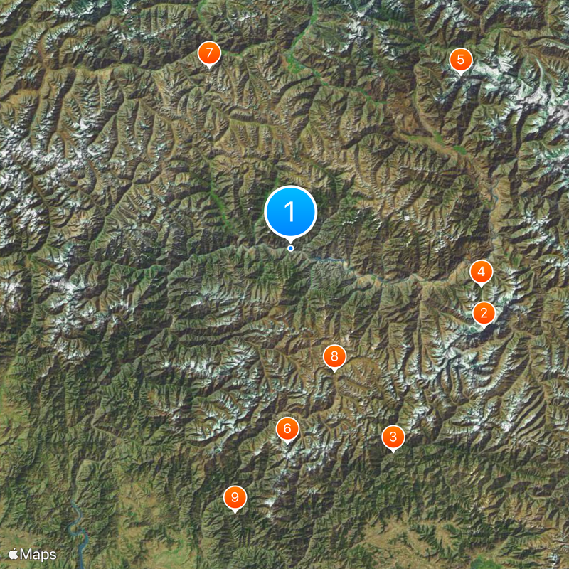 Diamer-Bhasha Dam Map