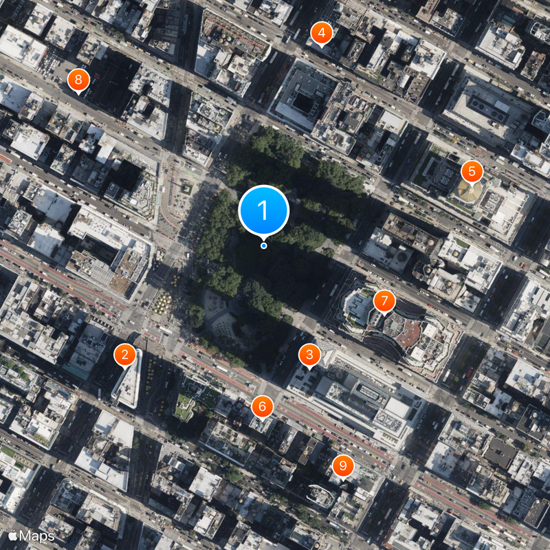 Madison Square Mapa