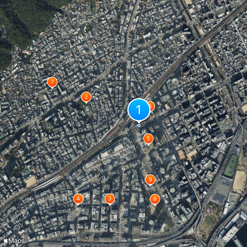 Sannomiya Map