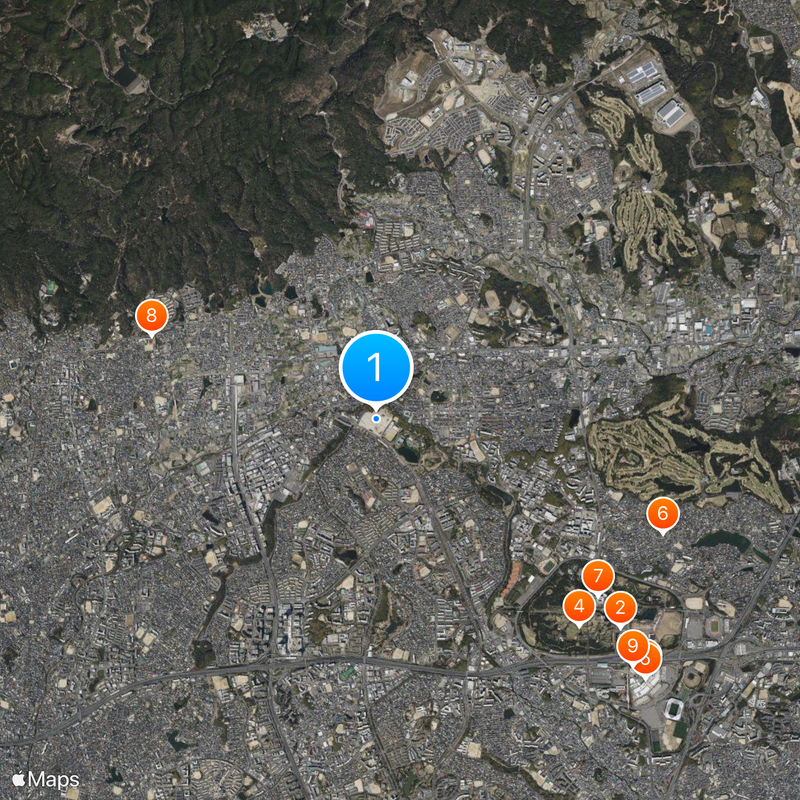 National Cerebral and Cardiovascular Center Map