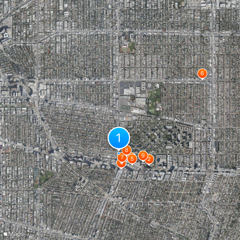 Mid-Wilshire Mapa