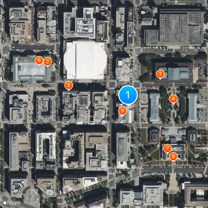 National Academy of Engineering Map