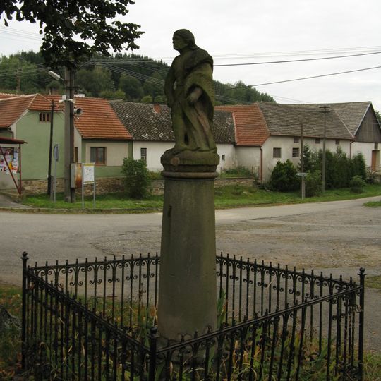 Sloup se sochou svatého Rocha
