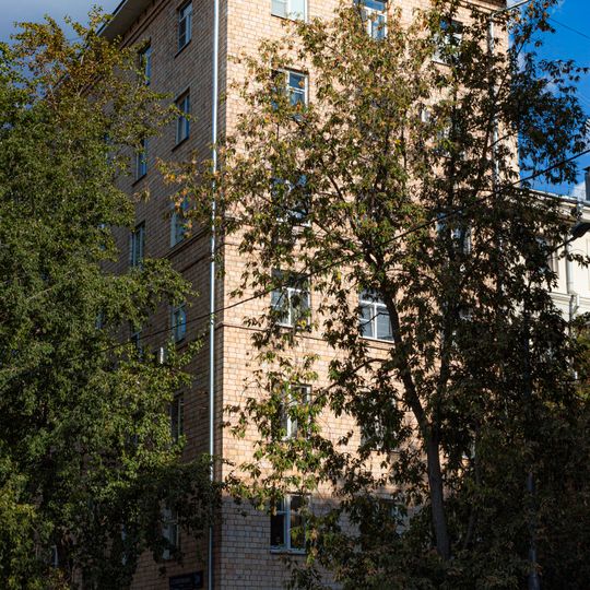 Место, где находился дом, в котором помещался штаб Красной гвардии Военно-революционного комитета Рогожско-Симоновско района