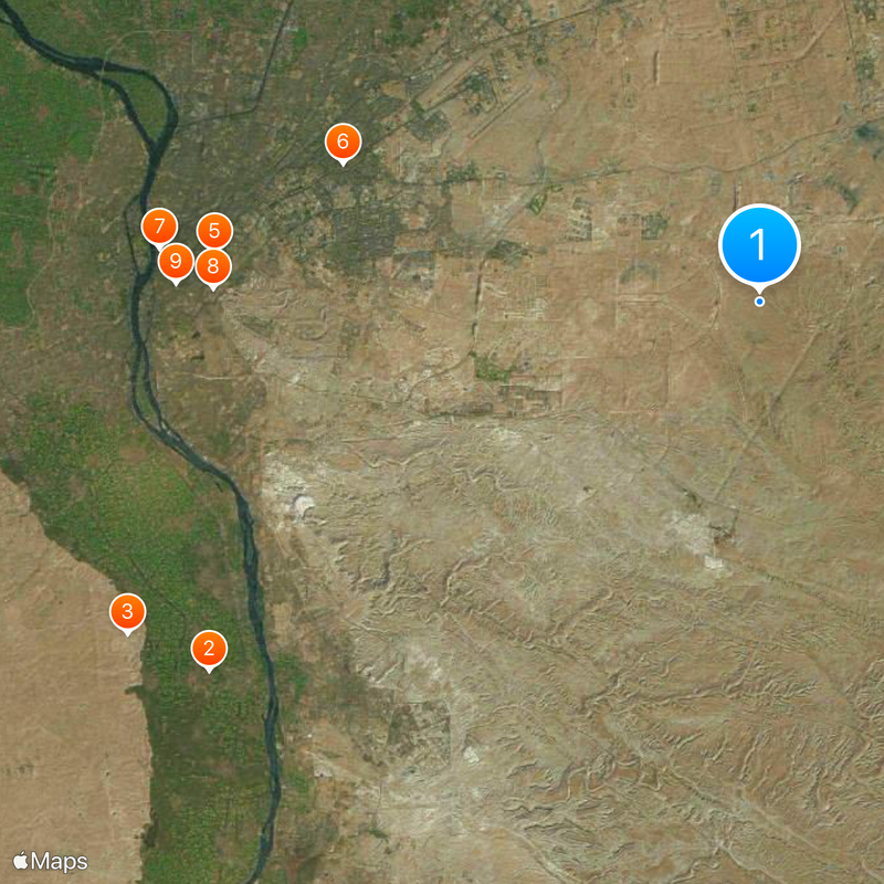 Gouvernement Caïro Kaart