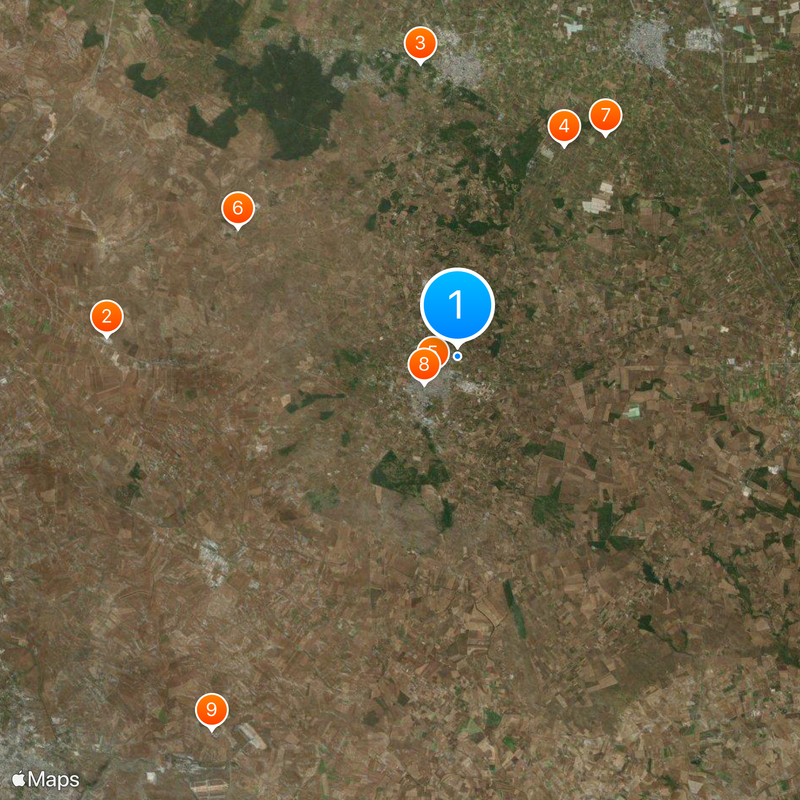 Santeramo in Colle Map