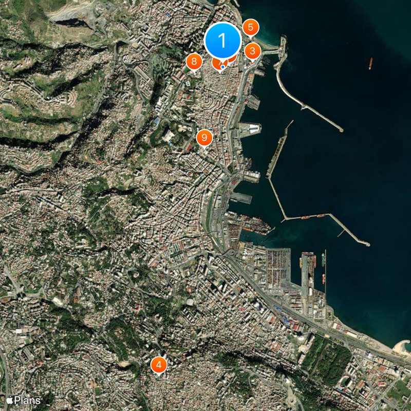 Casbah d'Alger Carte