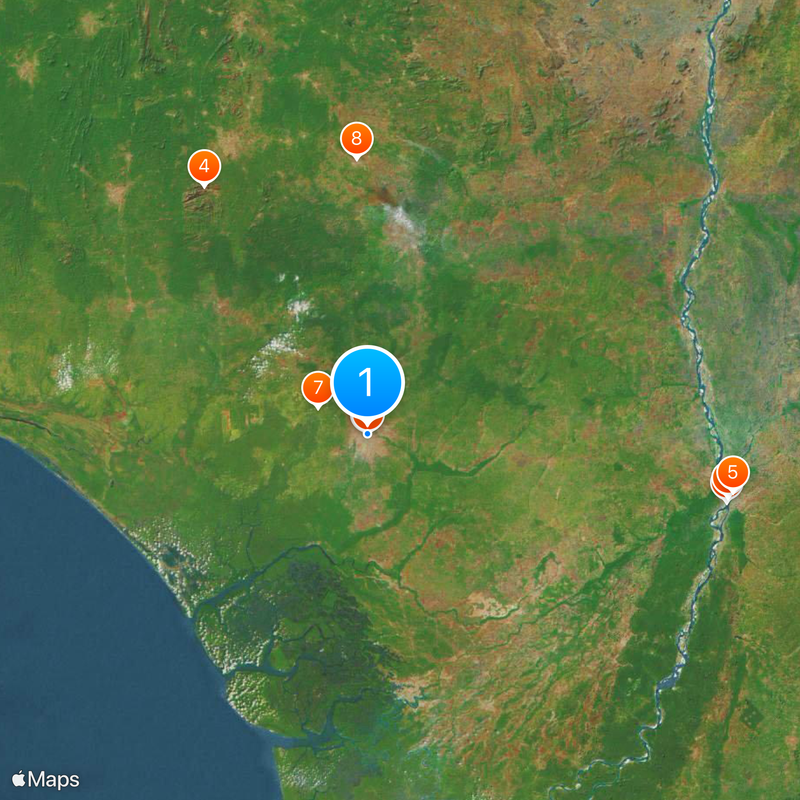 Ciudad de Benín Mapa