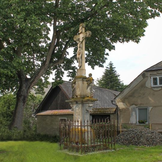 Kříž v Radnici na horním konci