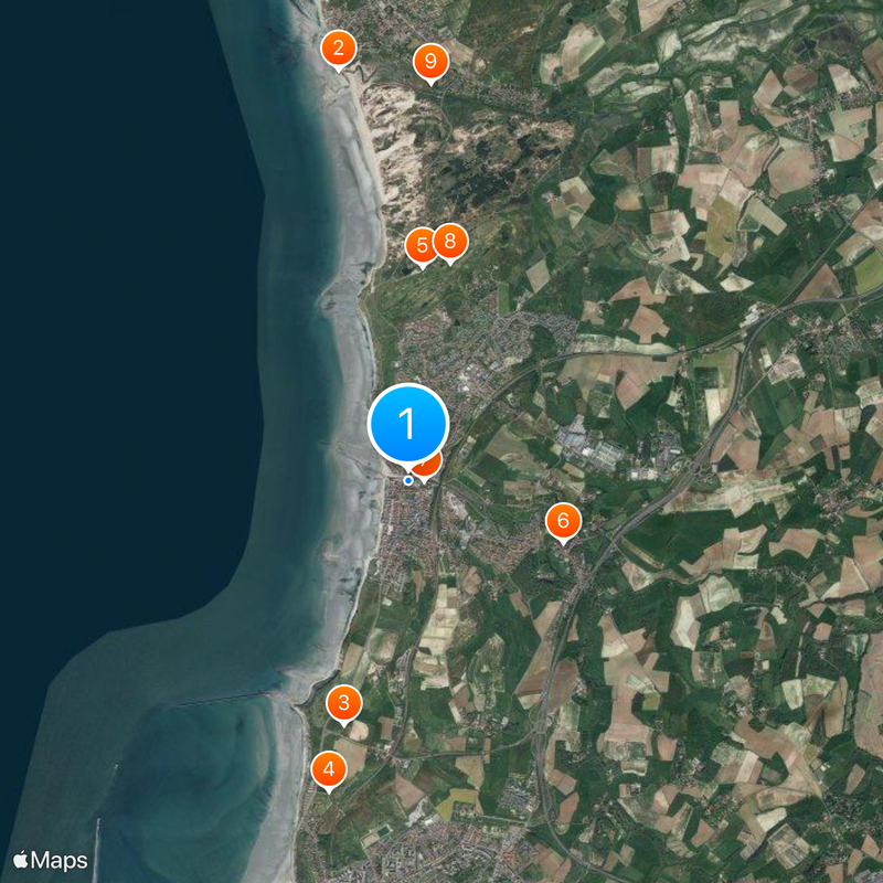 Wimereux Map