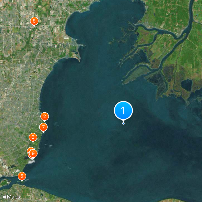 Lake Saint Clair Map