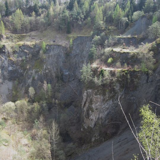 Ehemaliger Basaltbruch Sodenberg SW von Diebach