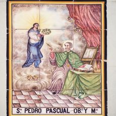 Ceramic panel of Saint Peter Pascual