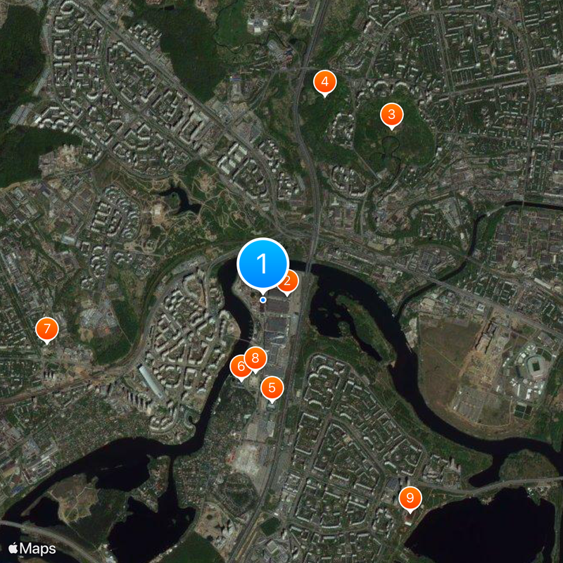 Myakinino Map