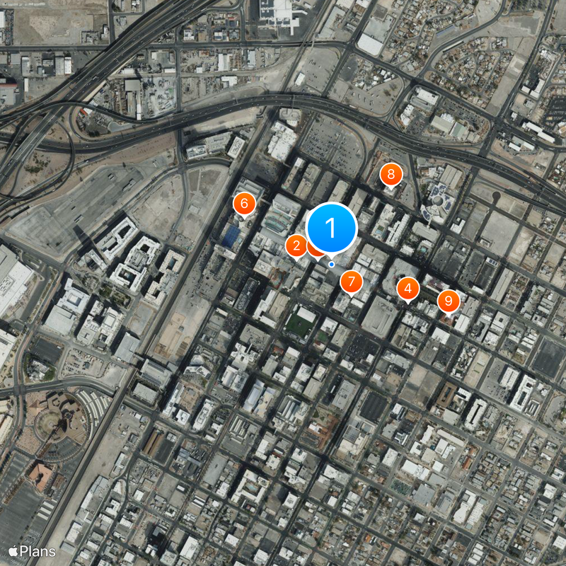 Fremont Street Experience Carte