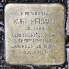 Stolperstein en memoria de Kurt Peisach