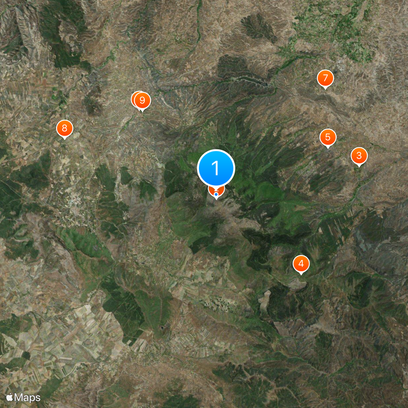 Góry Iberyjskie Mapa