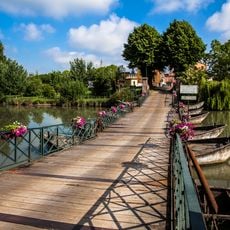 Ponte di barche sul canale Navarolo