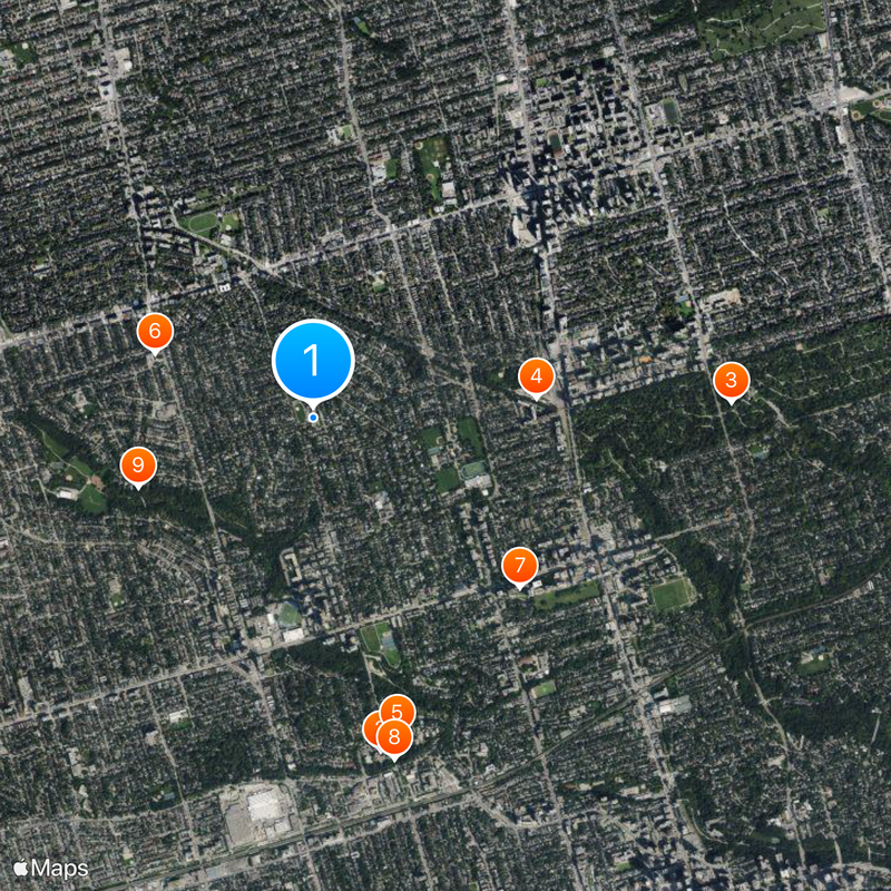 Forest Hill Map