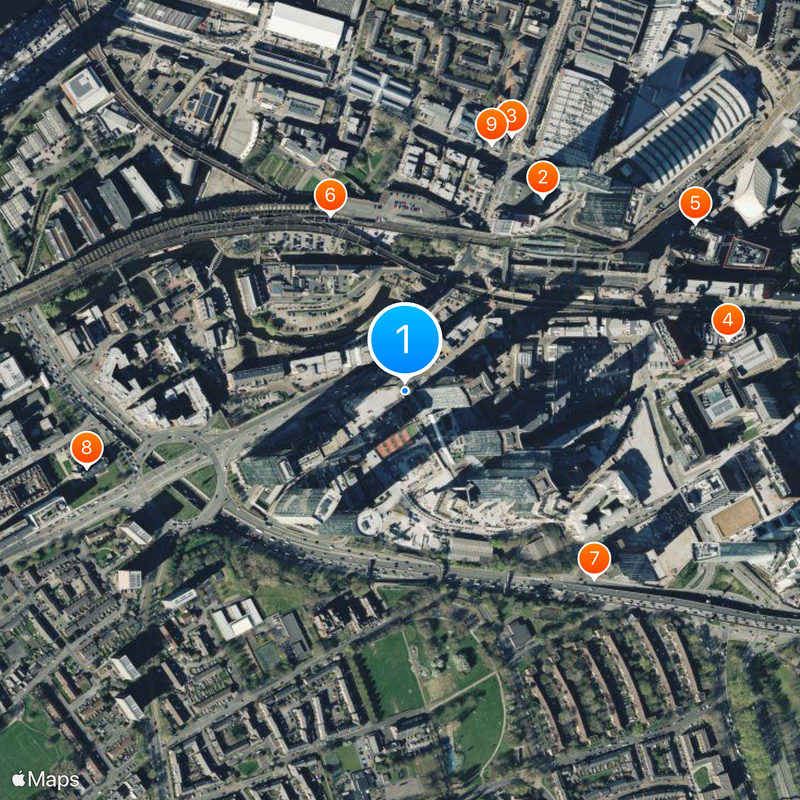 Deansgate Square Map
