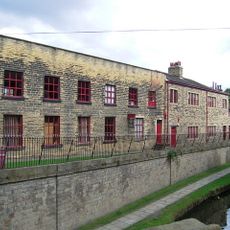 Pair Of Houses And Warehouse On North Side Of Canal At Armley Mills